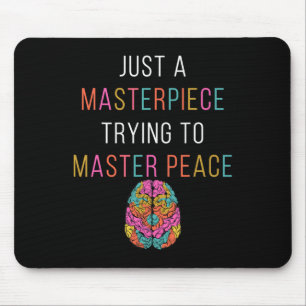 Mousepad Apenas Uma Matriz Mental Saúde Consciência Verde S