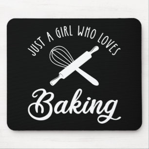 Mousepad Apenas Uma Menina Que Adora Baking