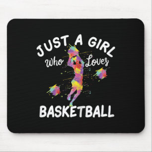 Mousepad Apenas Uma Menina Que Ama Basquete