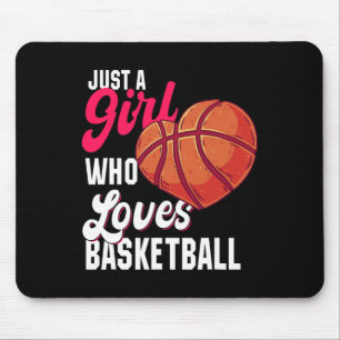 Mousepad Apenas Uma Menina Que Ama Bysketbyll Raparigas Rap