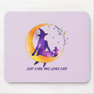 Mousepad Apenas Uma Menina Que Ama Gato