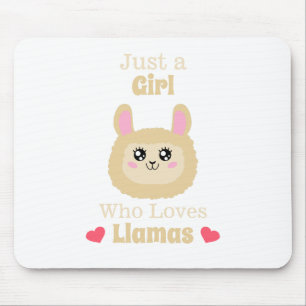 Mousepad Apenas Uma Menina Que Ama Lhamas