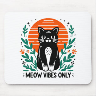 Mousepad apenas vibrações de gato
