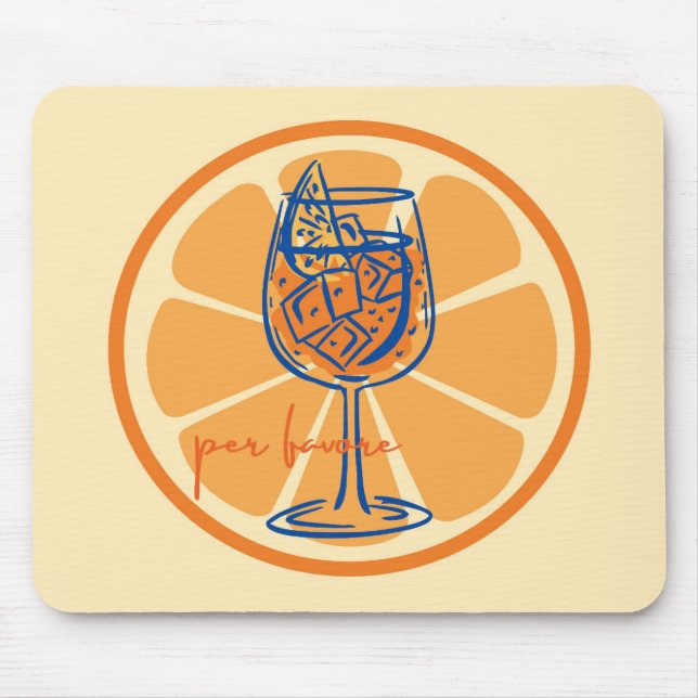 Mousepad Aperol Por Favor (Frente)