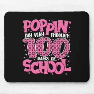 Mousepad Aperte-Me Por 100 Dias De Crianças Escolares 100t