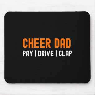 Mousepad Aplaudir Pai Laranja Engraçado Pagar Dirigir Aplau
