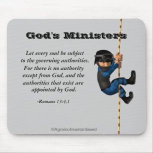Mousepad Aplicação da Lei dos Ministros de Deus