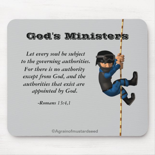 Mousepad Aplicação da Lei dos Ministros de Deus (Frente)