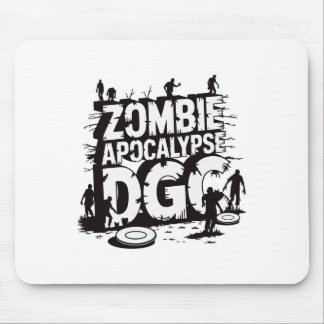 Mousepad Apocalipse Zumbi Dgc Divertido Amante de Disc Golf