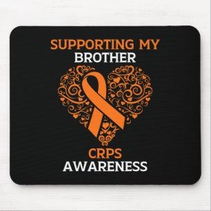 Mousepad Apoiando Meu Irmão Rsd Crps Consciência Mês Ora