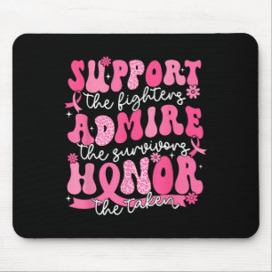 Mousepad Apoiar Admire Honra Admire Aviso de Consciência do