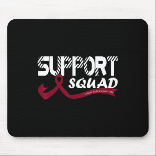 Mousepad Apoiar as mulheres que conhecem as células falcifo