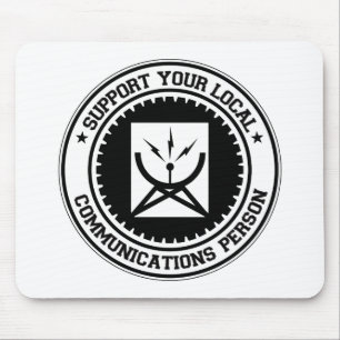 Mousepad Apoie sua pessoa local das comunicações
