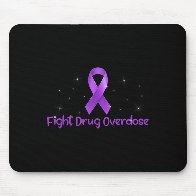 Mousepad Apoio À Luta Contra A Sobredosagem De Opióides (Frente)