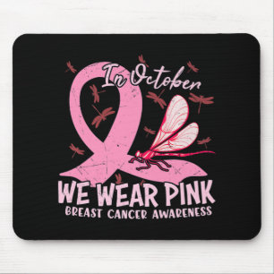 Mousepad Apoio à Sensibilização do Cancer da Mama em outubr