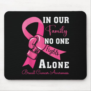 Mousepad Apoio ao cancer de mama Família Mulheres Cancer A