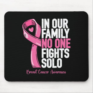 Mousepad Apoio ao cancer de mama Família Mulheres Cancer A