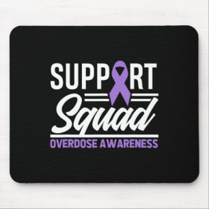 Mousepad Apoio Contra Overdose Conscientização Sobre Overdo