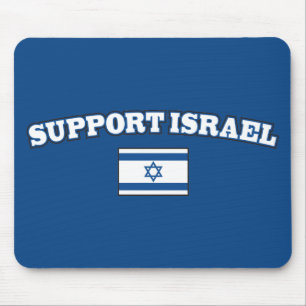 Mousepad Apoio Israel com bandeira