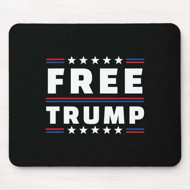 Mousepad Apoio Republicano ao Free Donald Trump (Frente)