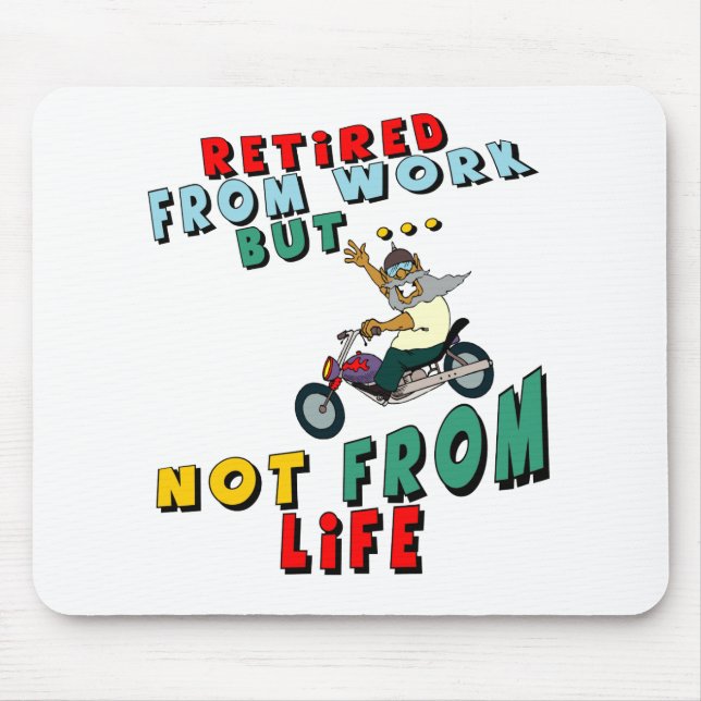Mousepad Aposentado do trabalho (Frente)