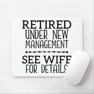 Mousepad Aposentado Sob Novo Gerenciamento Consulte A Espos