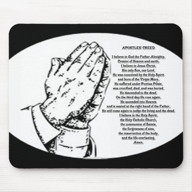 Mousepad Apostles creed orador (Frente)