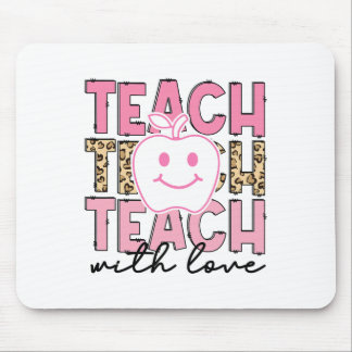 Mousepad Apreciação ao Professor Leopardo Ensine Com Amor E
