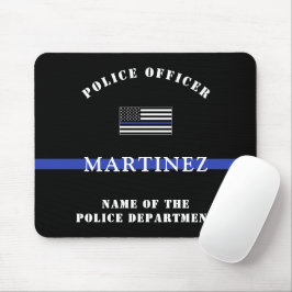 Mousepad Apreciação do Agente Policial Thin Blue Line