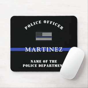 Mousepad Apreciação do Agente Policial Thin Blue Line