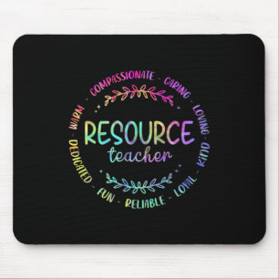 Mousepad Apreciação Do Professor De Recursos Tie Para Mulhe