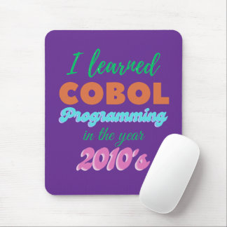 Mousepad Aprendi a Linguagem de Programação Cobol em 2010