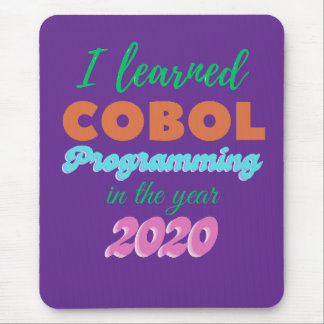 Mousepad Aprendi a Linguagem de Programação Cobol em 2020