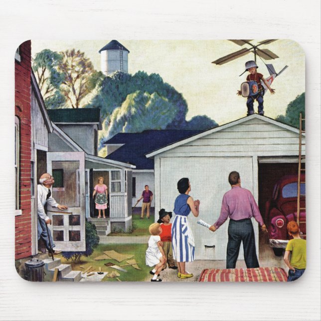 Mousepad Aprendizagem voar (Frente)