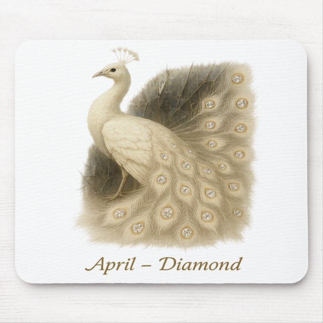 Mousepad April - Diamond Peacock (Frente)