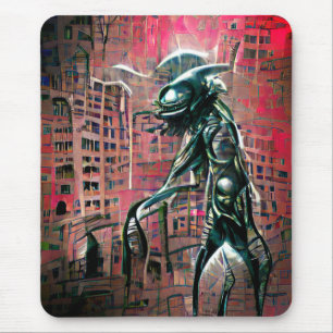 Mousepad Apron de invasão de alienígenas