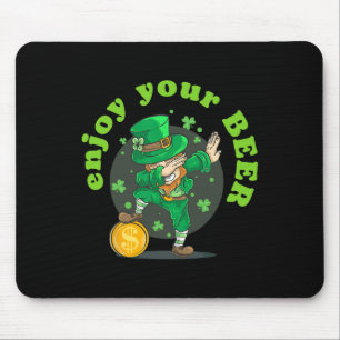 Mousepad Aproveite O Seu Dia de São Patrício De Cerveja Eng
