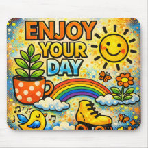 Aproveite Seu Dia Suporte de Mouse