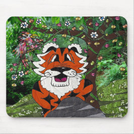 Mousepad Aproxime-se dos presentes do Roupa Tiger Tiger da