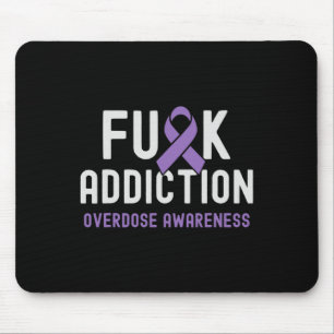 Mousepad Aptidão para Vício Roxo Fbão Sensibilização para a