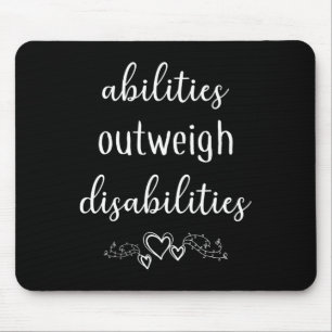 Mousepad Aptidões Superam Deficiência Especiais Professores