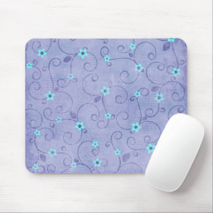 Mousepad Aqua Flores em Roxo