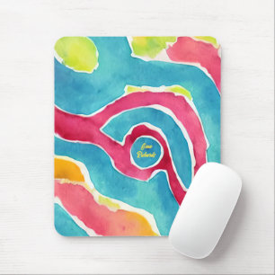 Mousepad Aquarela Abstrata