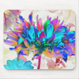 Mousepad Aquarela Atormentada Rainbow Cactus Dahlia
