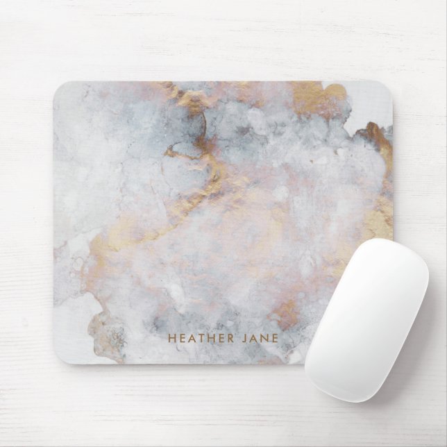 Mousepad Aquarela Elegante (Com mouse)