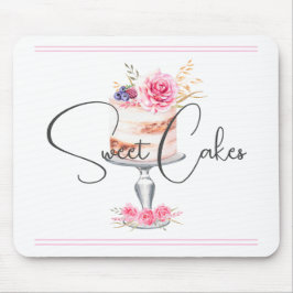 Mousepad Aquarela Elegante Rosa-Bolo-Panorâmica