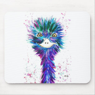 Mousepad Aquarela emu