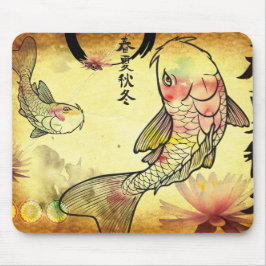Mousepad Aquarela Koi