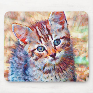 Mousepad aquarell kitten