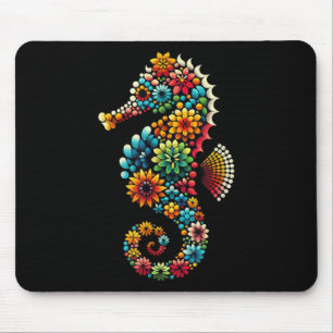 Mousepad Aquário de cavalos-marinhos Tanque de peixes Aquar